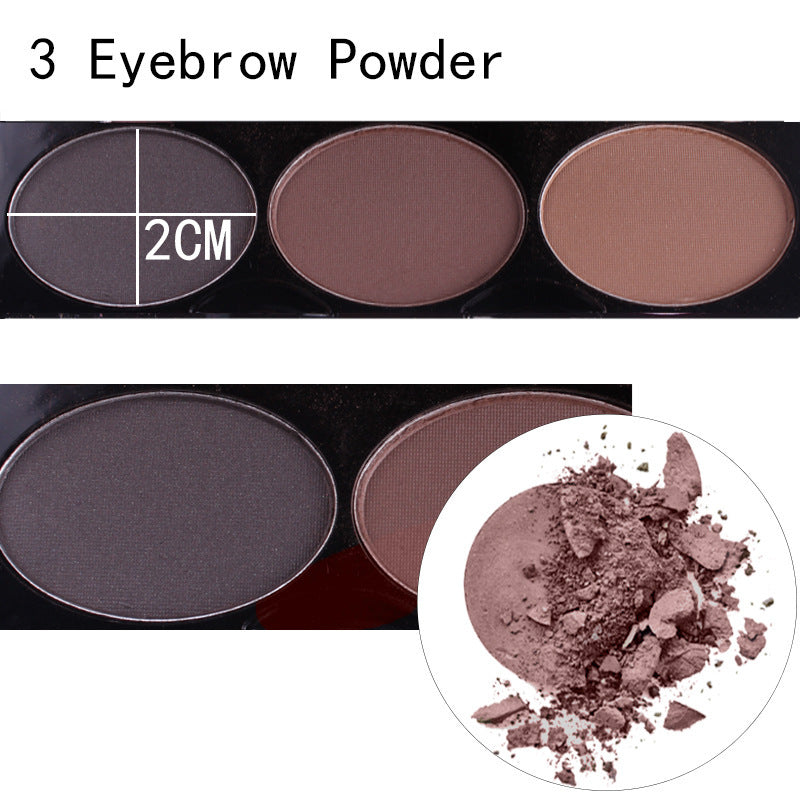 MISS ROSE 144 color 3 color 3 Color Eyeshadow blush eyebrow makeup makeup makeup kit special wholesale