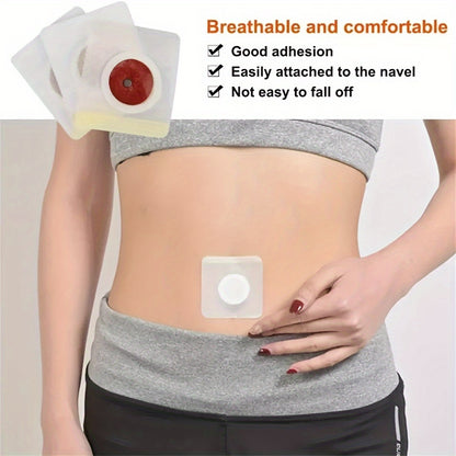 50Pcs- Body Shaping Stickers - Comfortable, Easy to Use, and Gentle on Skin for Big Belly, Arms, and Thighs - Navel Care for Healthy Weight Loss and Body Confidence