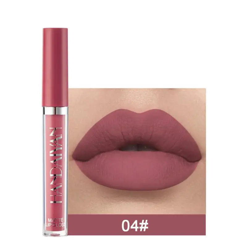 Matte Liquid Lipstick Velvet Pigments Lip Gloss Waterproof