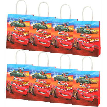 Wholesale Disney Cars McQueen Party Gift Bags With Handles For Christmas/Baby Shower/Birthday Party Favors Gift Packaging Box