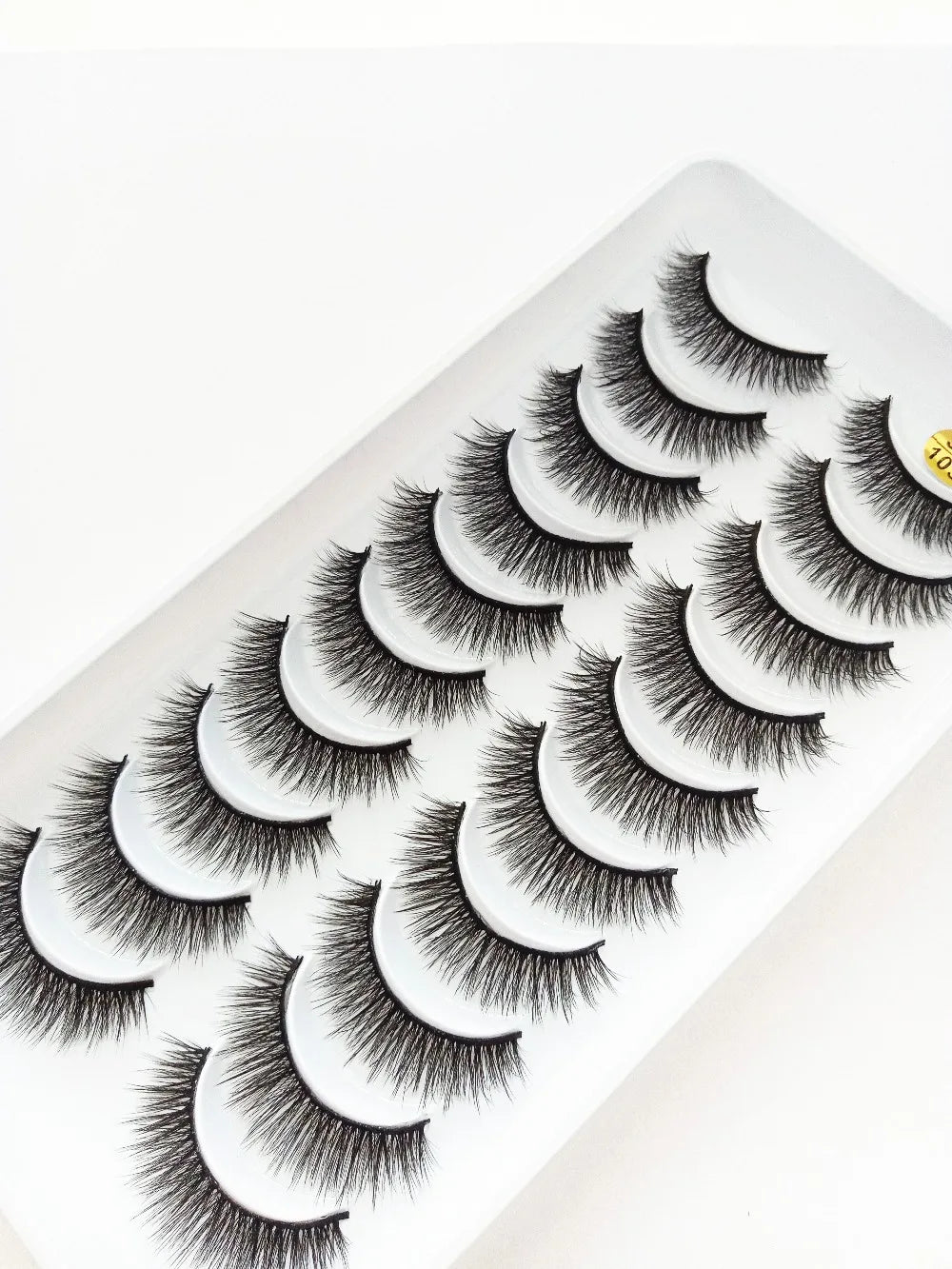 NEW 10 Pairs Natural False Eyelashes Fake Lashes Long Makeup 3d Mink Lashes Extension Eyelash Mink Eyelashes for Beauty 57