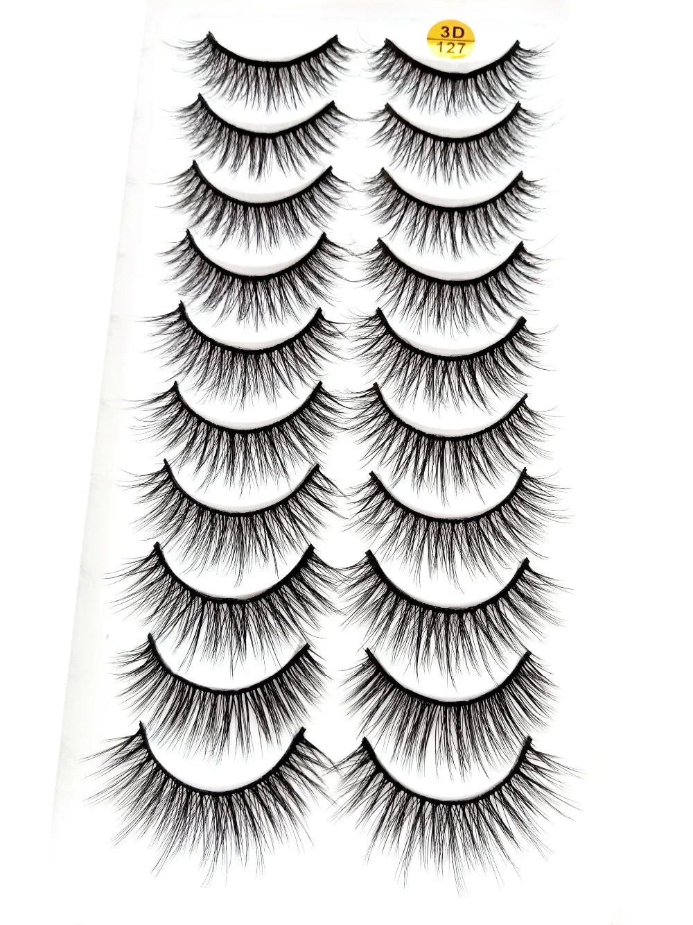 NEW 10 Pairs Natural False Eyelashes Fake Lashes Long Makeup 3d Mink Lashes Extension Eyelash Mink Eyelashes for Beauty 57