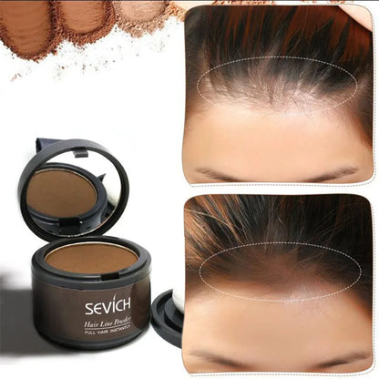 Sevich 8 color Hair Fluffy Powder Hairline Shadow Powder Natural Instant Cover Up Makeup Hair Concealer Coverage WaterProof