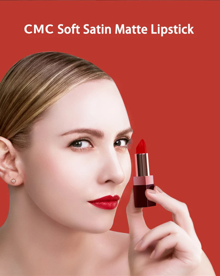 CHARMACY Matte Durable Easy To Wear Lipstick Natural Matte Red Velvet Lip Stick Lip Coloring Makeup Women Beauty Cosmetics