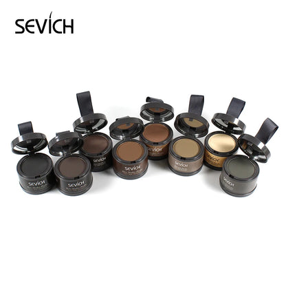 Sevich 8 color Hair Fluffy Powder Hairline Shadow Powder Natural Instant Cover Up Makeup Hair Concealer Coverage WaterProof