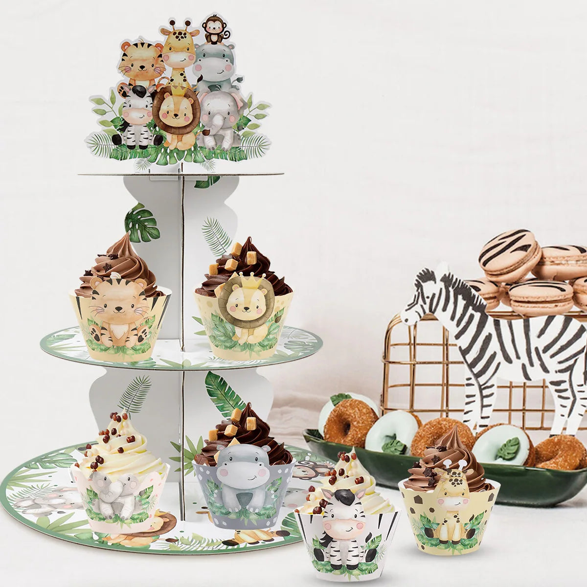 Safari Cupcake Party Decorations