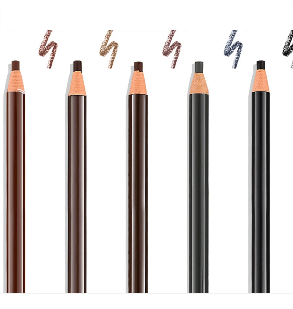 5pcs Eeyebrow Pencil Tattoo Microblading Eyebrow Enhancers Waterproof Permanent Makeup Eye Brow Pen Marker Art Tint Cosmetic