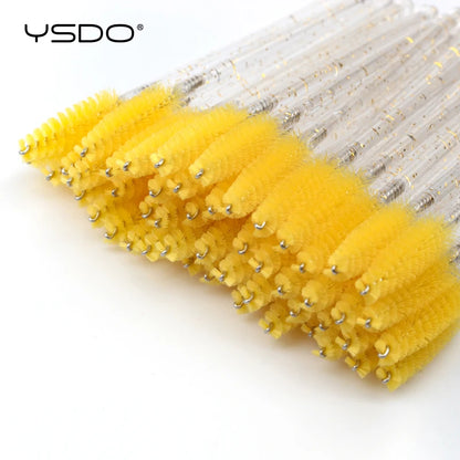 5/50 Pcs Eyelash Brushes False Eye Lashes Extension Tools Eyebrow Brush Mascara Wands Applicator Spoolers Lashes Cosmetic Tool