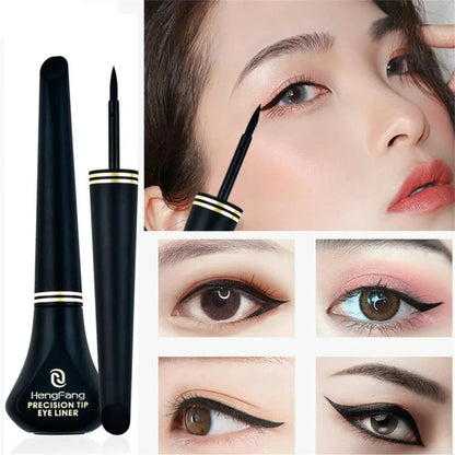 Black Liquid Eyeliner Natural Smooth Eye Liner Pencil Lasting Waterproof