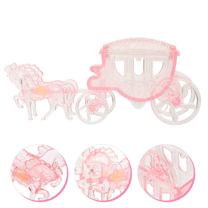 Container Candy Box Banquet Gifts Princess Carriage Figurine Plastic Boxes Party Favors