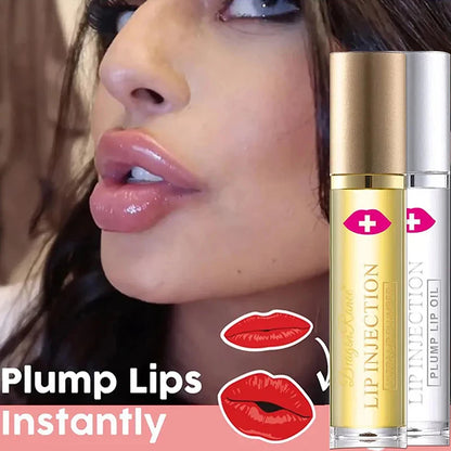 Instant Lip Plumper Oil Extreme Volumising Lip Gloss Serum Nourish Long Lasting Moisturizing Lip Care Cosmetics