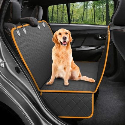 Capa para assento de carro para cachorro, à prova d'água, para animais de estimação, transportadora de cachorro, rede, protetor de assento traseiro de carro, tapete de segurança para cães, almofada de segurança