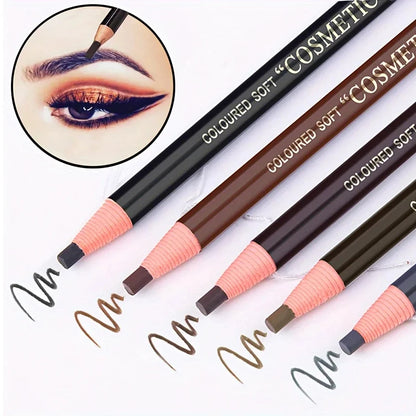 Tear Off Pull Line Eyebrow Pencil Natural Color Rendering Sweat Proof Smudge Proof Eyebro Eyeliner Pencil Korean Makeup Product