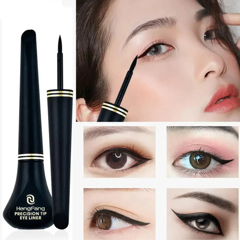 Black Liquid Eyeliner Natural Smooth Eye Liner Pencil Lasting Waterproof