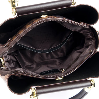 Bolsas de couro PU de designer de luxo para mulheres, bolsa de ombro feminina de alta qualidade com alça ajustável, bolsa grande de ombro