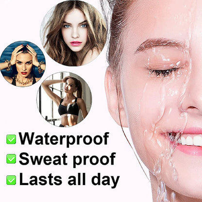 4 Split Head Waterproof Eyebrow Pencil Sweat Proof Liquid Eyebrow Pen Makeup Natural Looking Long Lasting Professional Cosmetic