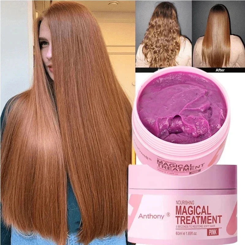 Magical Keratin Hair Mask 5 Seconds Repair Damaged Frizzy Hair