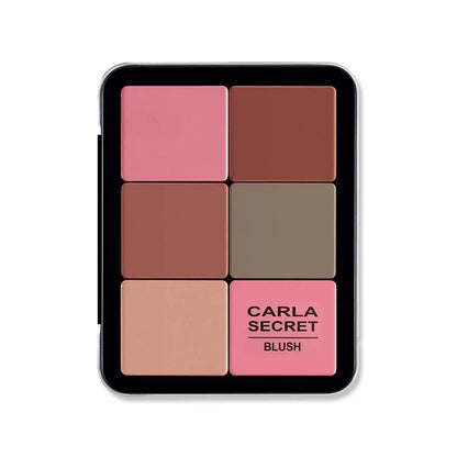 Paleta de blush cremoso de 16 cores, blush fosco, creme de cobertura, blush cremoso de longa duração, corretivo, paleta de maquiagem tudo em um