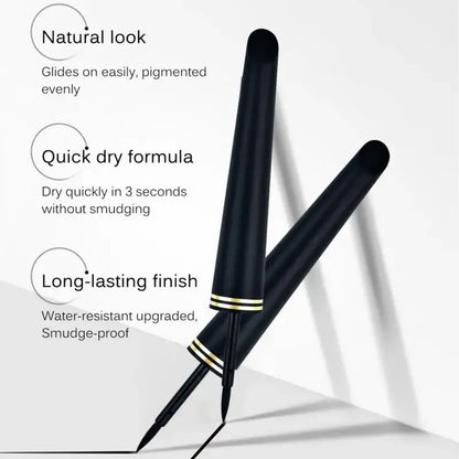 Black Liquid Eyeliner Natural Smooth Eye Liner Pencil Lasting Waterproof