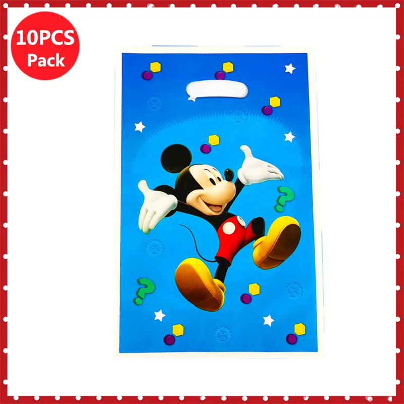 Disney Mickey Minnie Mouse Handle Gift Bags Birthday Party Decoration Thanks Gift Bag Minnie Mouse Girls Gift Candy Box