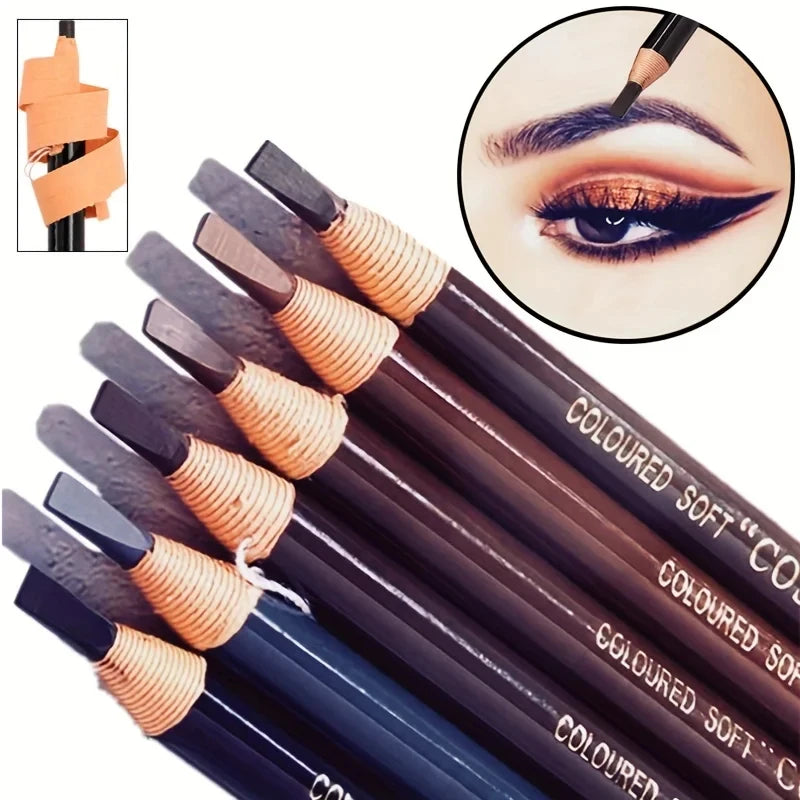 Tear Off Pull Line Eyebrow Pencil Natural Color Rendering Sweat Proof Smudge Proof Eyebro Eyeliner Pencil Korean Makeup Product