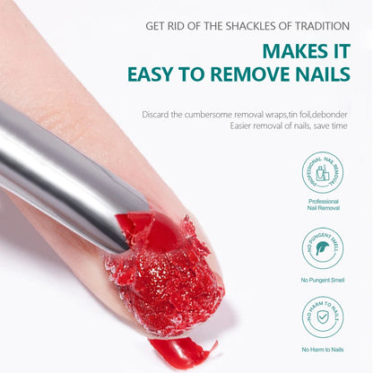 Nailpop Fast Remover Nail Tips Gel Polish Soak Off Gel Polish Remover Clean UV Gel Magic Remover Manicure Nail Art Tool