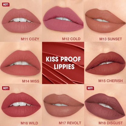 O.TWO.O Lipstick Lip Tint Waterproof Long Lasting Non-stick Cup Sexy Red Pink Lip Glaze Velvet Matte Lipstick Makeup