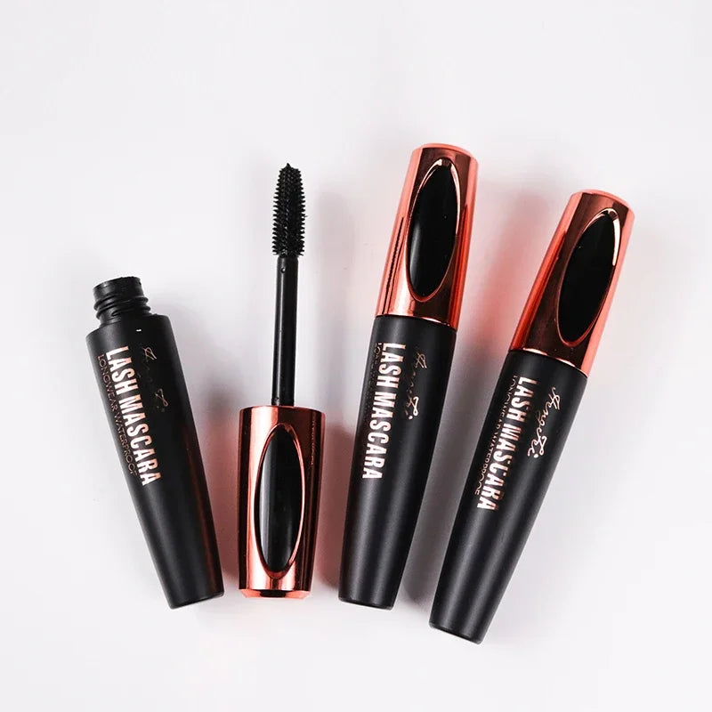 1 Piece 4D Silk Fiber Lash Curling Mascara Waterproof Mascara for Eyelash Extension Black Thick Eye Lashes Makeup Cosmetic