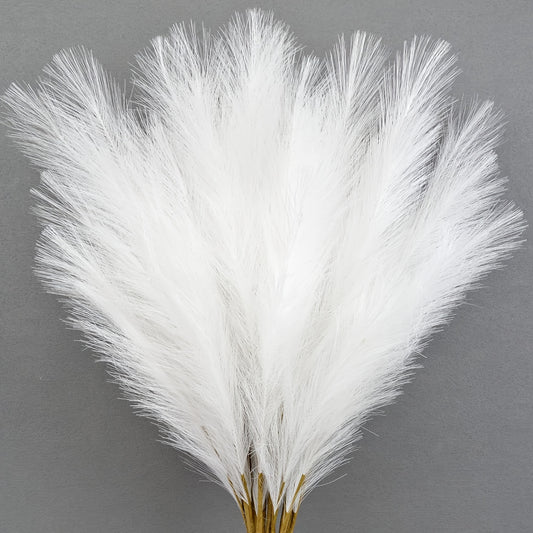 17pcs Lush Artificial Pampas Grass Set, 22" - Perfect For Boho Home Decor, Vase Filler, Weddings & Holidays